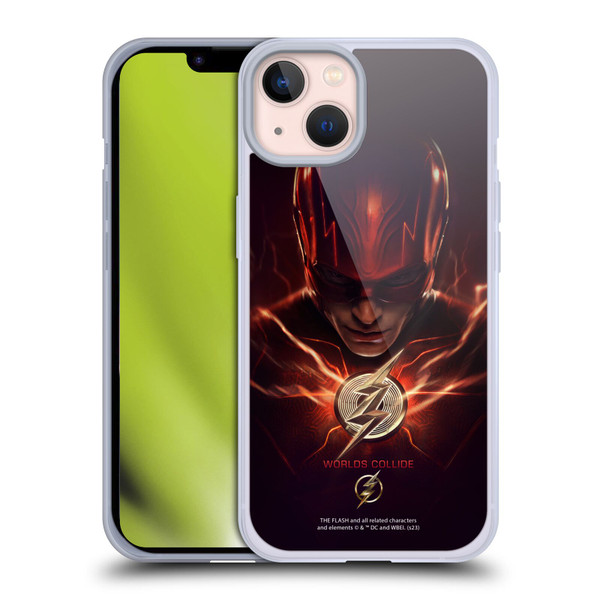 The Flash 2023 Poster Barry Allen Soft Gel Case for Apple iPhone 13