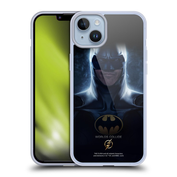 The Flash 2023 Poster Batman Soft Gel Case for Apple iPhone 14 Plus & MagSafe
