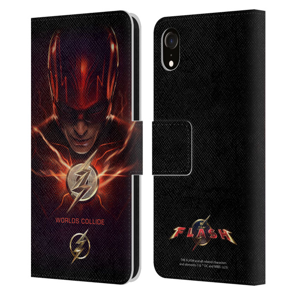 The Flash 2023 Poster Barry Allen Leather Book Wallet Case Cover For Apple iPhone XR