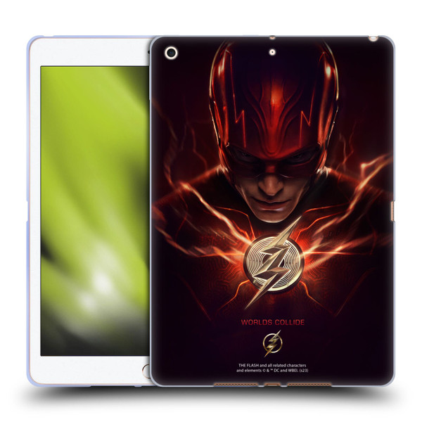The Flash 2023 Poster Barry Allen Soft Gel Case for Apple iPad 10.2 2019/2020/2021