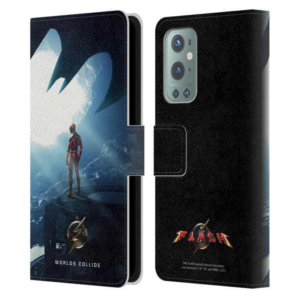 The Flash 2023 Poster Key Art Leather Book Wallet Case Cover For OnePlus 9