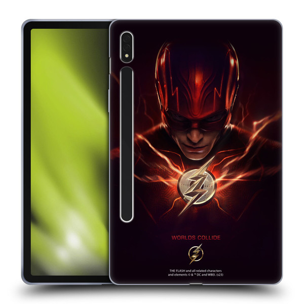 The Flash 2023 Poster Barry Allen Soft Gel Case for Samsung Galaxy Tab S8