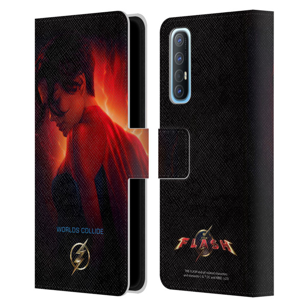 The Flash 2023 Poster Supergirl Leather Book Wallet Case Cover For OPPO Find X2 Neo 5G
