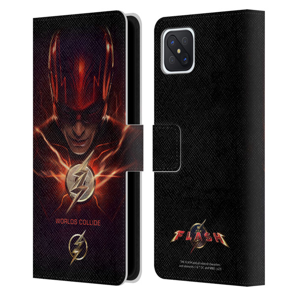 The Flash 2023 Poster Barry Allen Leather Book Wallet Case Cover For OPPO Reno4 Z 5G
