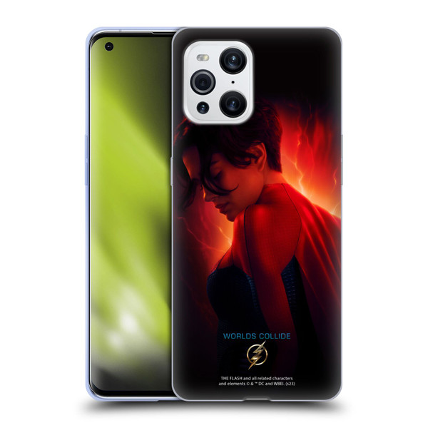The Flash 2023 Poster Supergirl Soft Gel Case for OPPO Find X3 / Pro