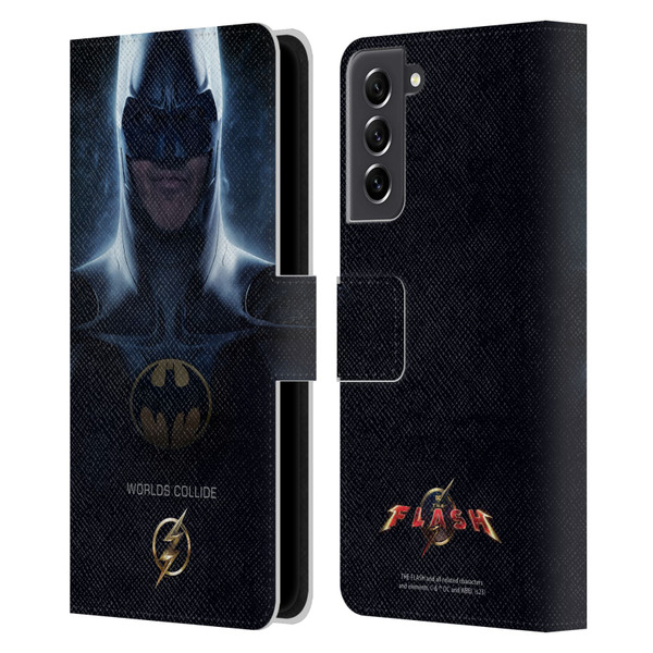 The Flash 2023 Poster Batman Leather Book Wallet Case Cover For Samsung Galaxy S21 FE 5G