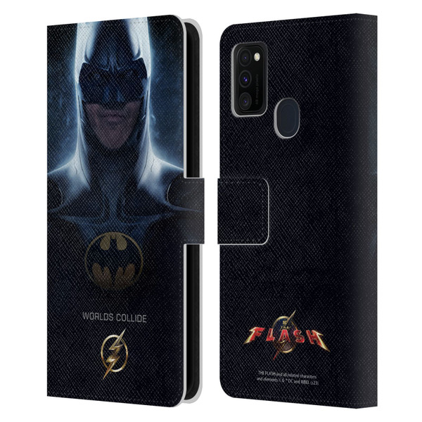 The Flash 2023 Poster Batman Leather Book Wallet Case Cover For Samsung Galaxy M30s (2019)/M21 (2020)