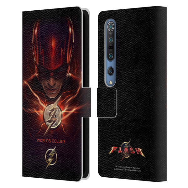 The Flash 2023 Poster Barry Allen Leather Book Wallet Case Cover For Xiaomi Mi 10 5G / Mi 10 Pro 5G