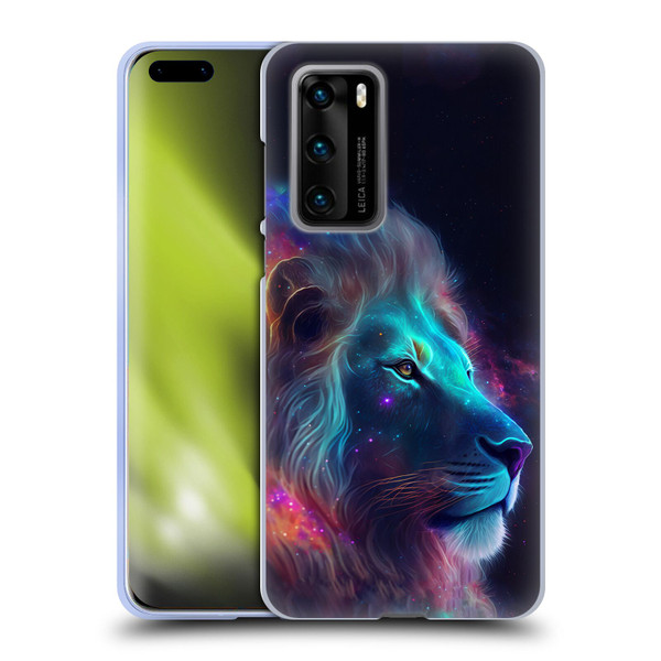 Wumples Cosmic Animals Lion Soft Gel Case for Huawei P40 5G