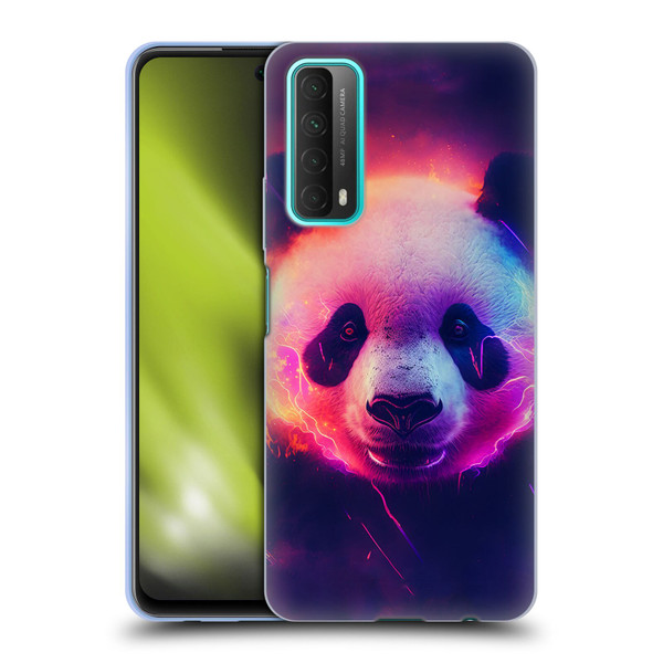 Wumples Cosmic Animals Panda Soft Gel Case for Huawei P Smart (2021)