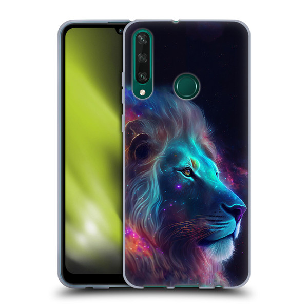 Wumples Cosmic Animals Lion Soft Gel Case for Huawei Y6p