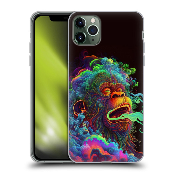 Wumples Cosmic Animals Clouded Monkey Soft Gel Case for Apple iPhone 11 Pro Max