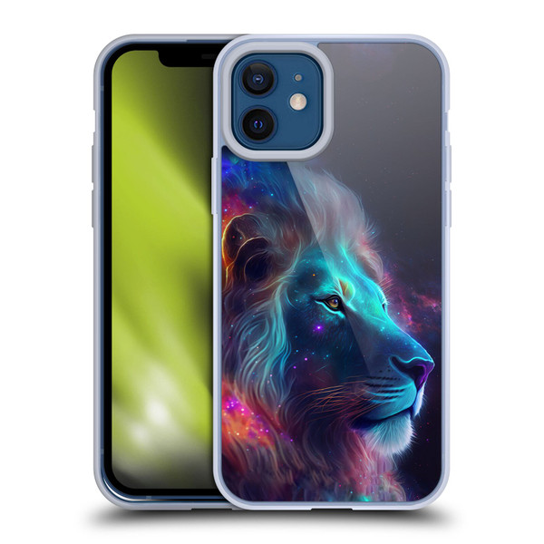 Wumples Cosmic Animals Lion Soft Gel Case for Apple iPhone 12 / iPhone 12 Pro