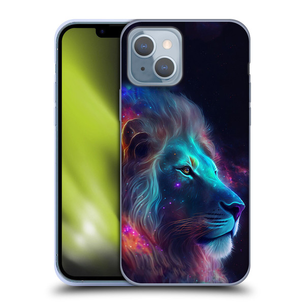 Wumples Cosmic Animals Lion Soft Gel Case for Apple iPhone 14