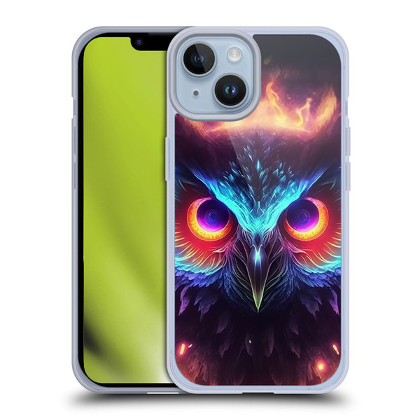 Wumples Cosmic Animals Owl Soft Gel Case for Apple iPhone 14