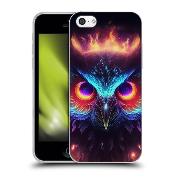 Wumples Cosmic Animals Owl Soft Gel Case for Apple iPhone 5c