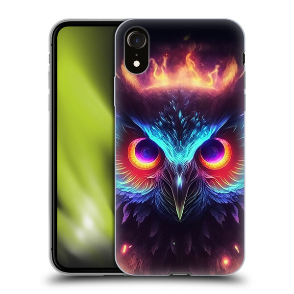 Wumples Cosmic Animals Owl Soft Gel Case for Apple iPhone XR