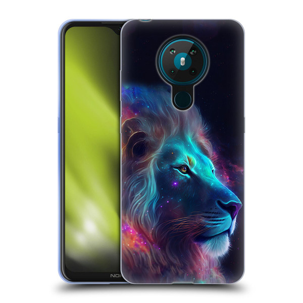 Wumples Cosmic Animals Lion Soft Gel Case for Nokia 5.3