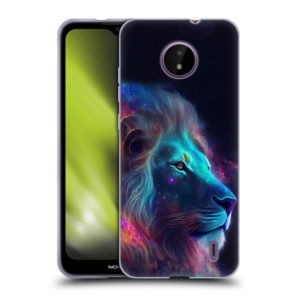 Wumples Cosmic Animals Lion Soft Gel Case for Nokia C10 / C20