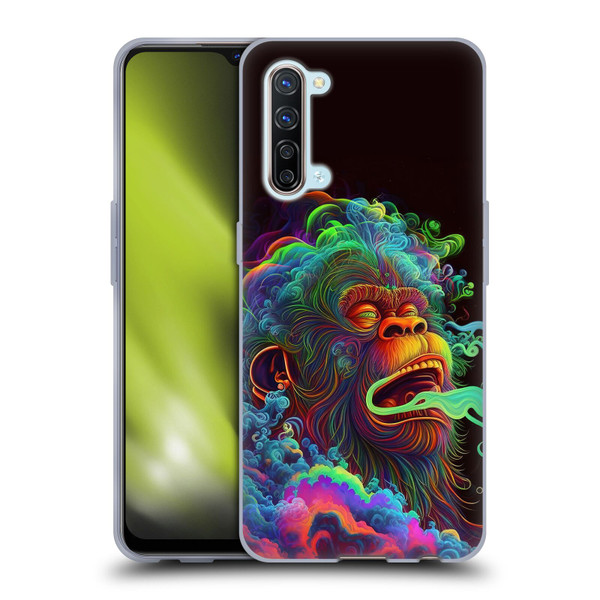 Wumples Cosmic Animals Clouded Monkey Soft Gel Case for OPPO Find X2 Lite 5G