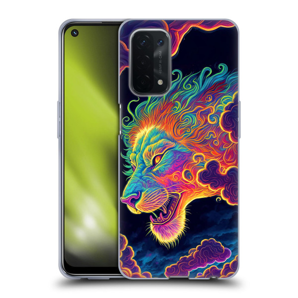 Wumples Cosmic Animals Clouded Lion Soft Gel Case for OPPO A54 5G