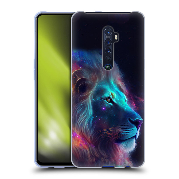 Wumples Cosmic Animals Lion Soft Gel Case for OPPO Reno 2