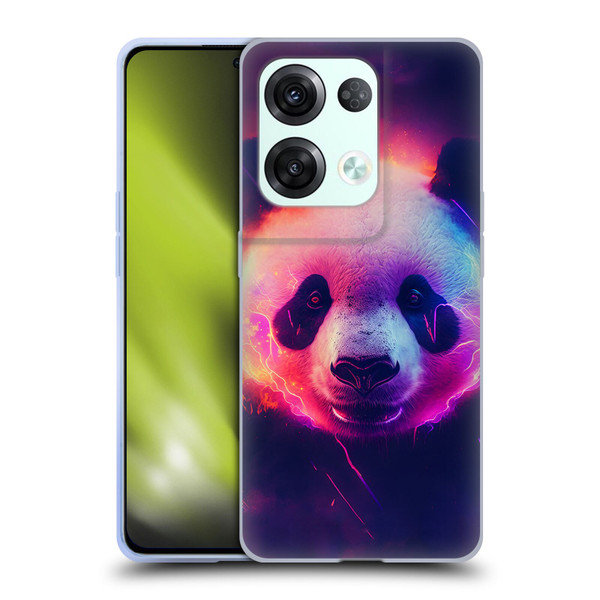 Wumples Cosmic Animals Panda Soft Gel Case for OPPO Reno8 Pro