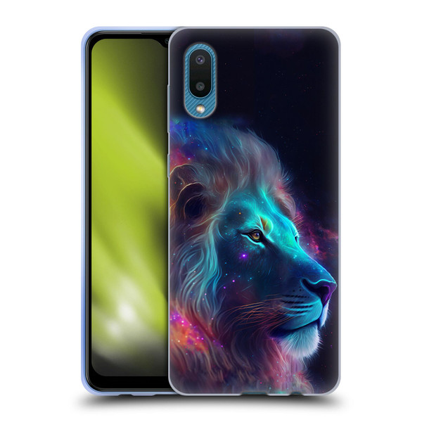 Wumples Cosmic Animals Lion Soft Gel Case for Samsung Galaxy A02/M02 (2021)