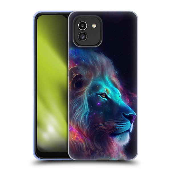 Wumples Cosmic Animals Lion Soft Gel Case for Samsung Galaxy A03 (2021)