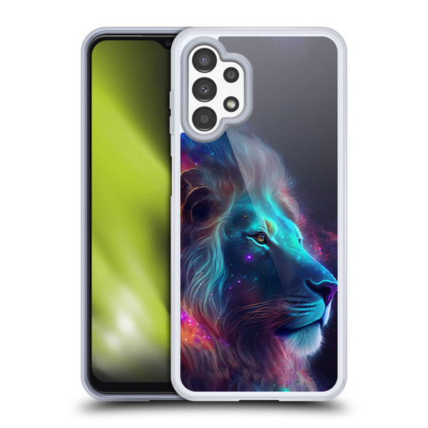 Wumples Cosmic Animals Lion Soft Gel Case for Samsung Galaxy A13 (2022)