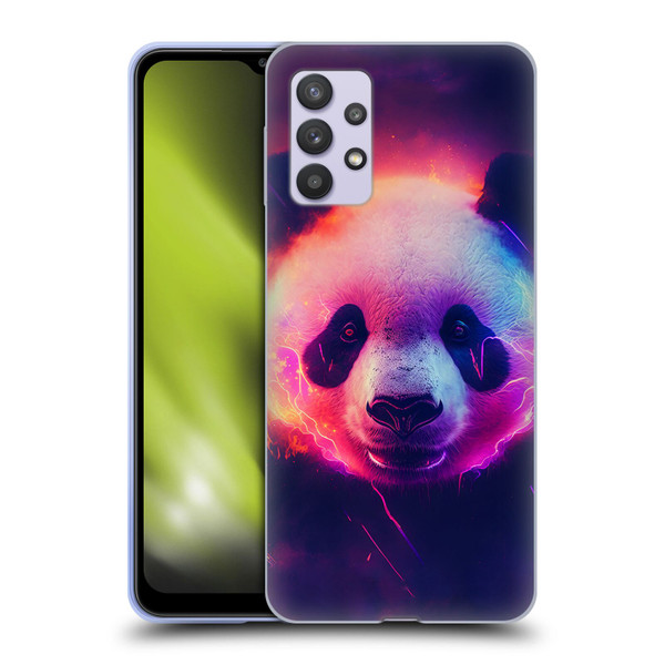 Wumples Cosmic Animals Panda Soft Gel Case for Samsung Galaxy A32 5G / M32 5G (2021)