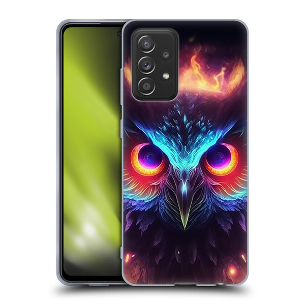 Wumples Cosmic Animals Owl Soft Gel Case for Samsung Galaxy A52 / A52s / 5G (2021)