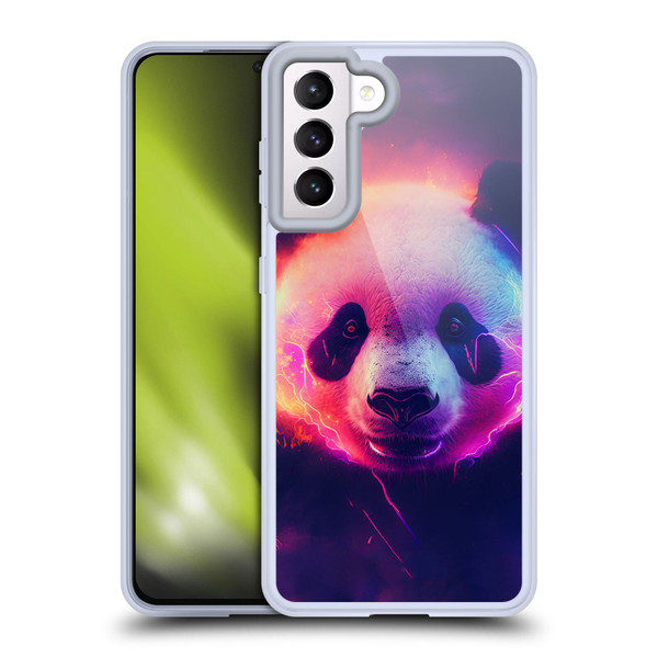 Wumples Cosmic Animals Panda Soft Gel Case for Samsung Galaxy S21 5G
