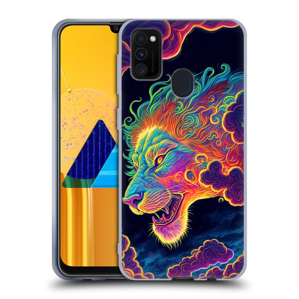 Wumples Cosmic Animals Clouded Lion Soft Gel Case for Samsung Galaxy M30s (2019)/M21 (2020)