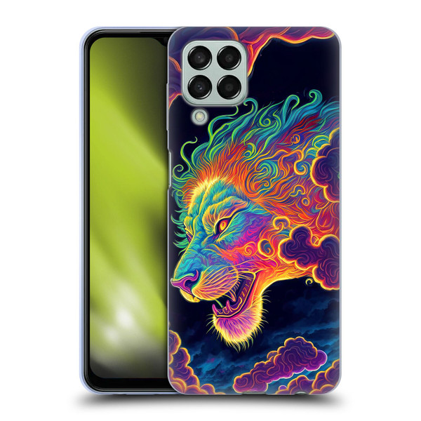 Wumples Cosmic Animals Clouded Lion Soft Gel Case for Samsung Galaxy M33 (2022)
