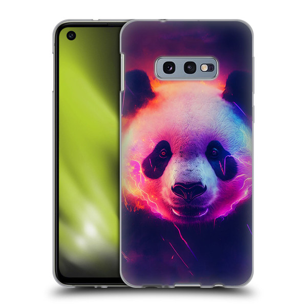 Wumples Cosmic Animals Panda Soft Gel Case for Samsung Galaxy S10e