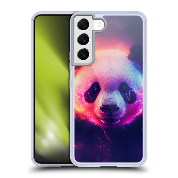 Wumples Cosmic Animals Panda Soft Gel Case for Samsung Galaxy S22 5G