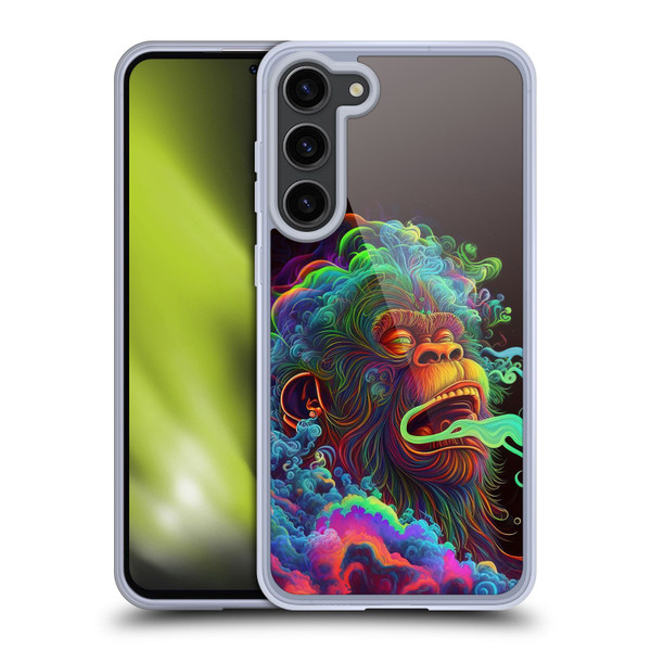 Wumples Cosmic Animals Clouded Monkey Soft Gel Case for Samsung Galaxy S23+ 5G