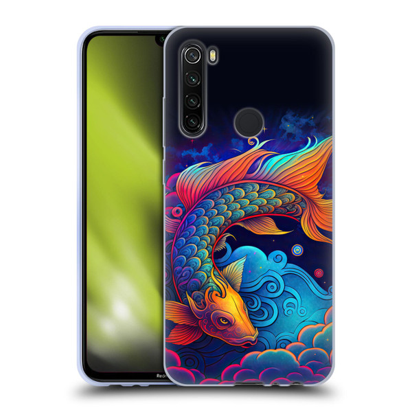Wumples Cosmic Animals Clouded Koi Fish Soft Gel Case for Xiaomi Redmi Note 8T