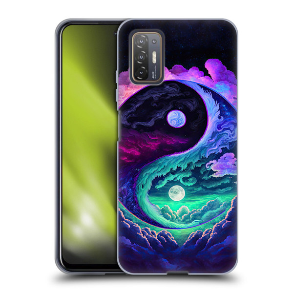 Wumples Cosmic Arts Clouded Yin Yang Soft Gel Case for HTC Desire 21 Pro 5G