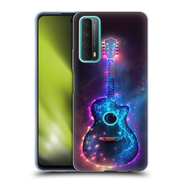 Wumples Cosmic Arts Guitar Soft Gel Case for Huawei P Smart (2021)