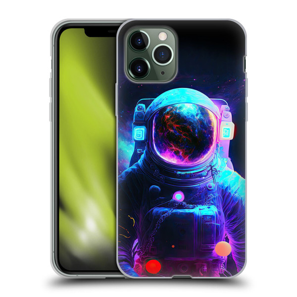 Wumples Cosmic Arts Astronaut Soft Gel Case for Apple iPhone 11 Pro