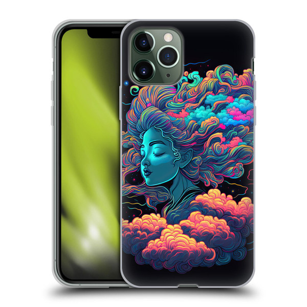 Wumples Cosmic Arts Cloud Goddess Aphrodite Soft Gel Case for Apple iPhone 11 Pro