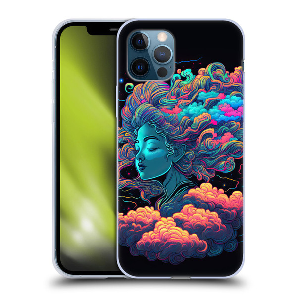 Wumples Cosmic Arts Cloud Goddess Aphrodite Soft Gel Case for Apple iPhone 12 / iPhone 12 Pro