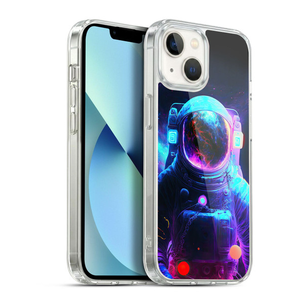 Wumples Cosmic Arts Astronaut Soft Gel Case for Apple iPhone 13