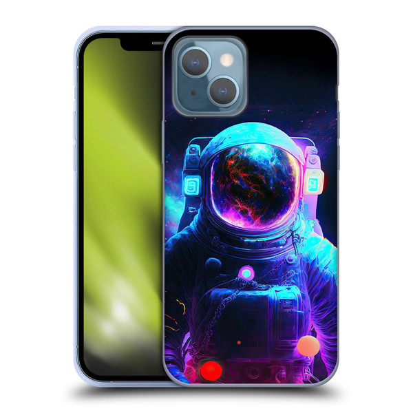 Wumples Cosmic Arts Astronaut Soft Gel Case for Apple iPhone 13