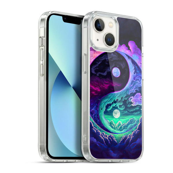 Wumples Cosmic Arts Clouded Yin Yang Soft Gel Case for Apple iPhone 13