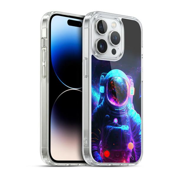 Wumples Cosmic Arts Astronaut Soft Gel Case for Apple iPhone 13 Pro & MagSafe