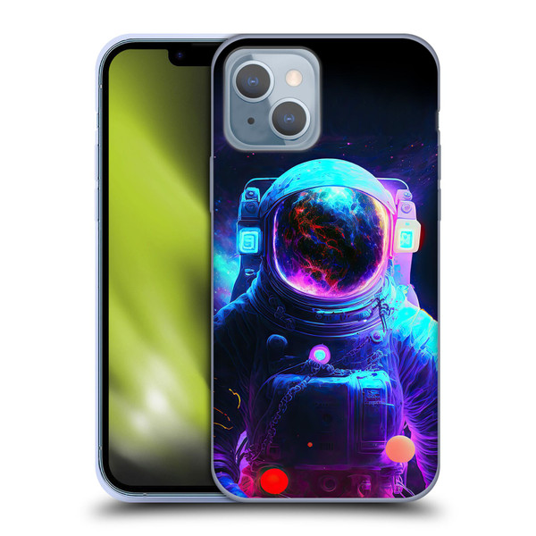 Wumples Cosmic Arts Astronaut Soft Gel Case for Apple iPhone 14