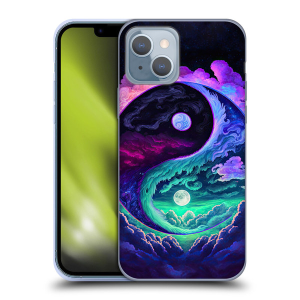 Wumples Cosmic Arts Clouded Yin Yang Soft Gel Case for Apple iPhone 14